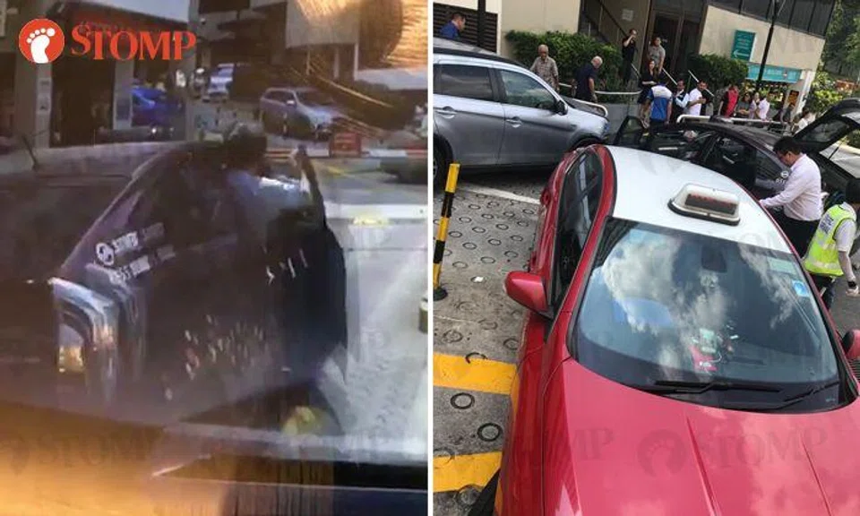 1 dead, 1 injured after 4-car accident: New video shows taxi crashing through gantry arm with its doors open