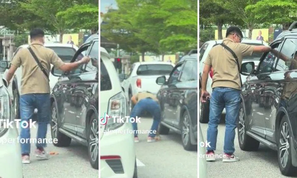 The incident, captured on a TikTok video that has since gone viral.