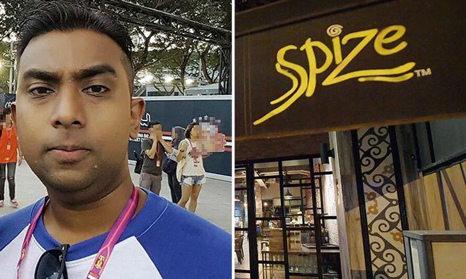 Photos: Lianhe Wanbao (left) and The Straits Times (right)