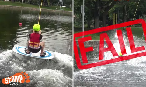 Bored? Why not try making waves at Singapore's new cable-ski park