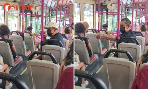 Uncle scolds couple for hugging and holding hands on bus, asks driver to call police