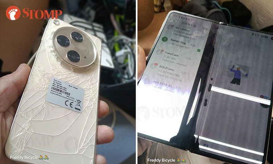 smashed phone