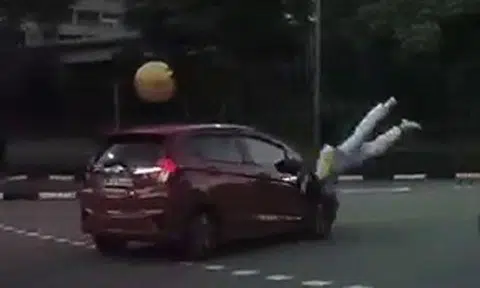 15-year-old student sent flying after getting hit by car at Havelock Road junction, taken to hospital