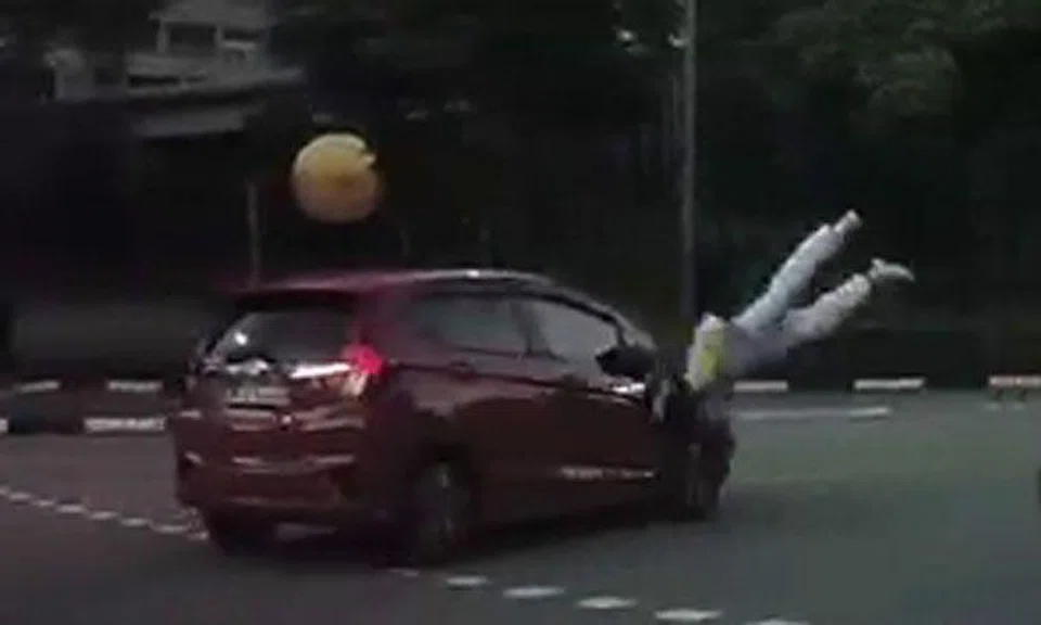 15-year-old student sent flying after getting hit by car at Havelock Road junction, taken to hospital