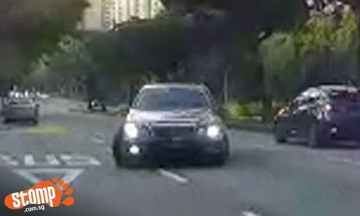 Another car goes against traffic -- and it's another Merc | STOMP