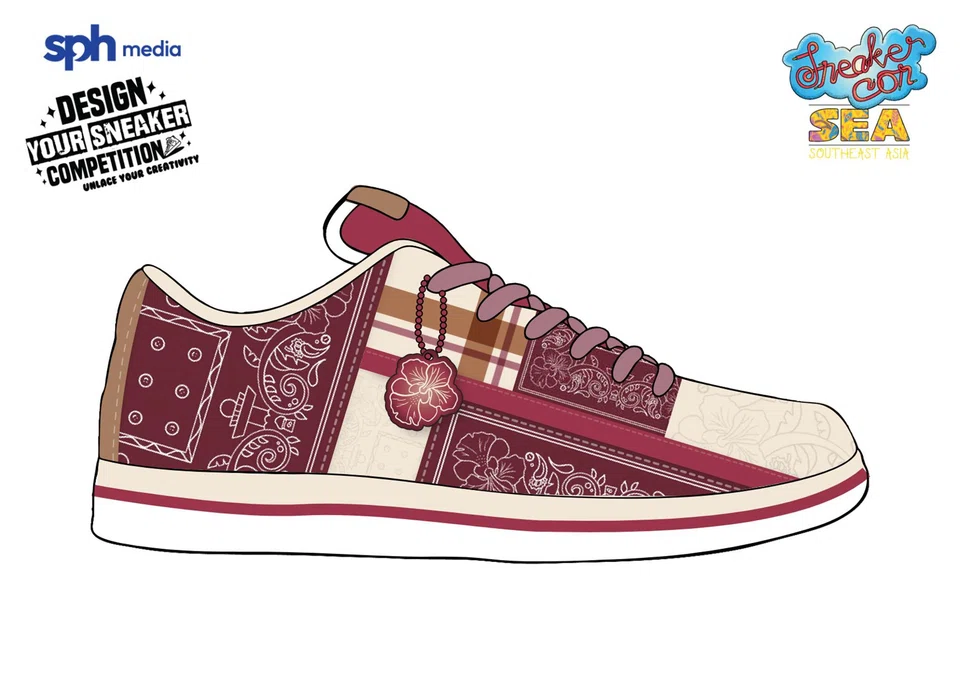dlsneaker05 - Design 13 submitted by Nur Rasyiqah Binte Zil Husham
Credit: Design Your Sneaker Competition