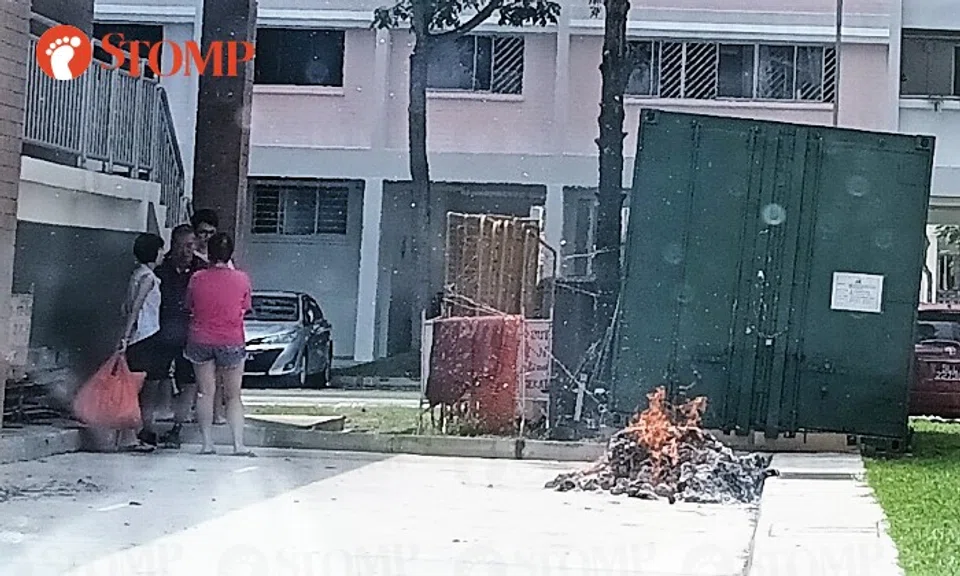 Stomper Sha shared a photo of the incident last month.