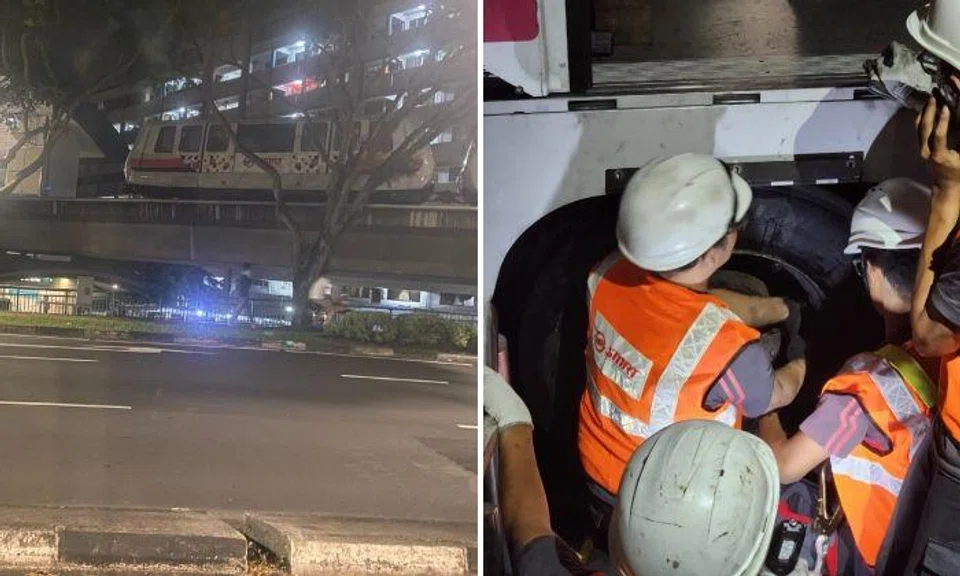 'LRT got (deflated) tyre meh?' asks netizen after train breakdown in Bukit Panjang