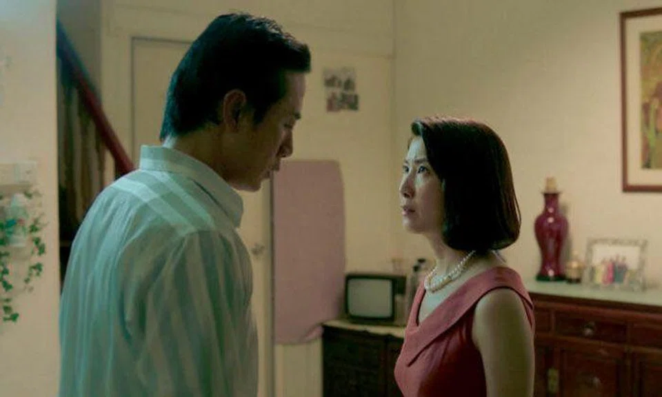 Qi Yuwu (left) and Jeanette Aw in thriller Come Closer, their Channel 5 debut. PHOTO: MEDIACORP