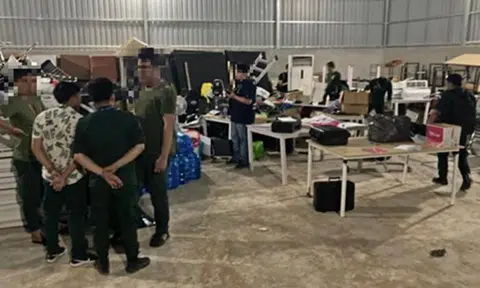 Operation conducted in Cambodia and equipment/evidence seized