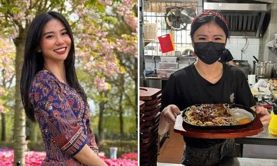 Woman lands dream job as SIA flight attendant after 9 tries -- only to give it up and become hawker