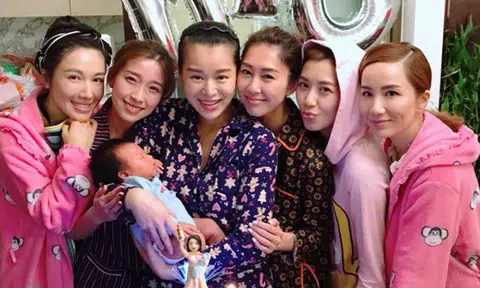New mum Myolie Wu celebrates 38th birthday with pyjama party during confinement