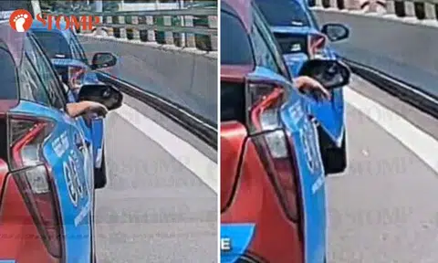 taxi driver smoking