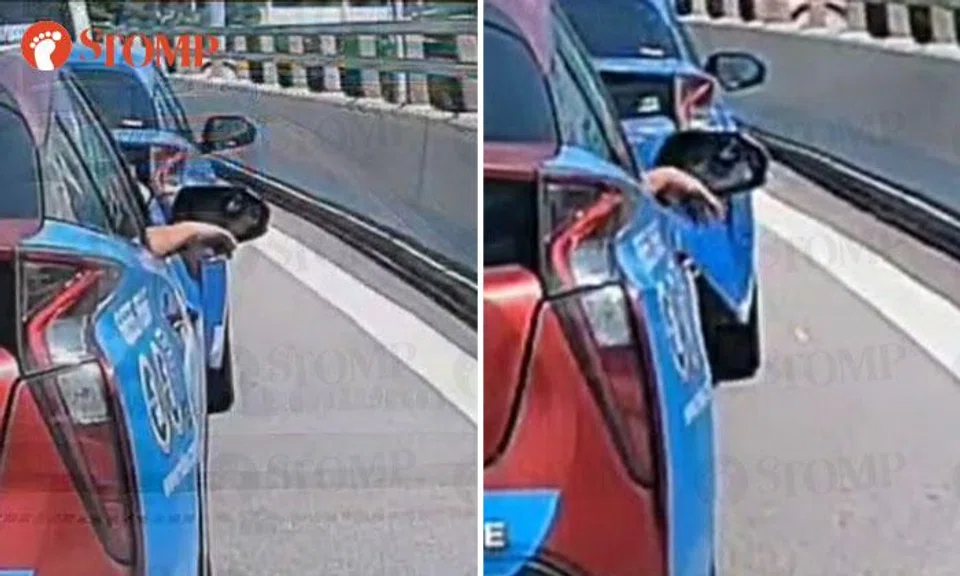 taxi driver smoking