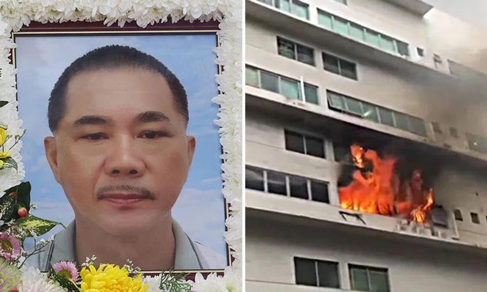 Carpenter killed in Kaki Bukit fire had said he couldn't breathe before phone went silent