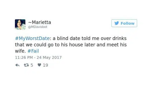 Can your worst date story match up to any of these nightmares?