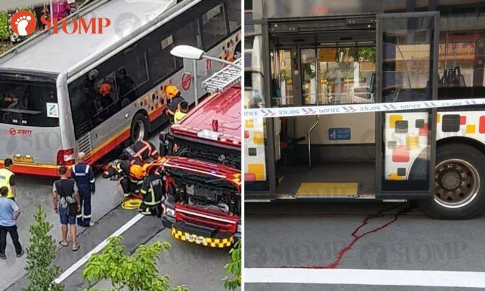 UPDATE: 6-year-old boy dies after getting trapped under bus in Choa Chu Kang