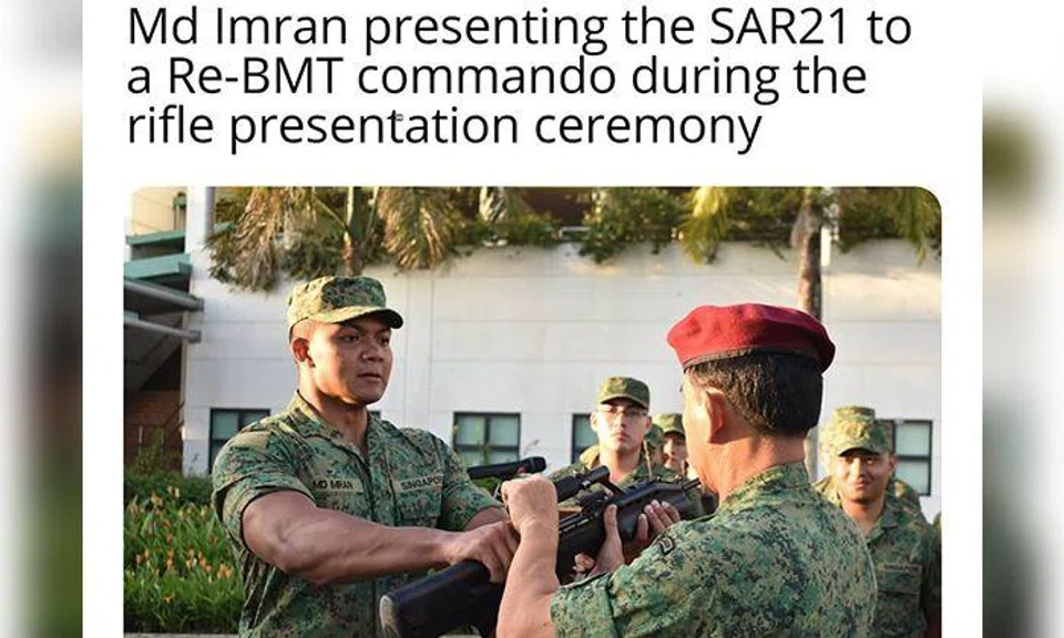 Buff NSF recruit has no choice but to be a legend, thanks to this photo