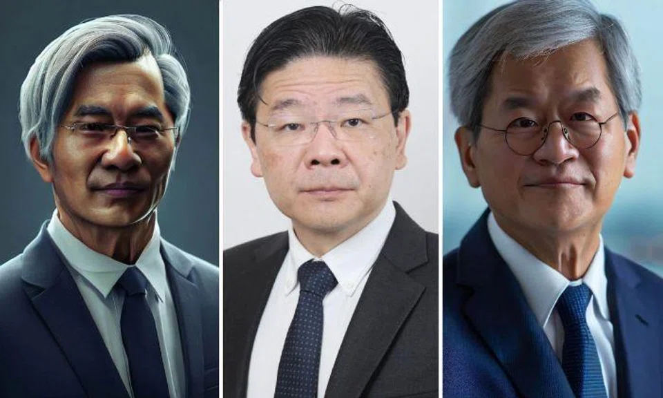 Did artificial intelligence predict Lawrence Wong to be Prime Minister of Singapore in 2050?