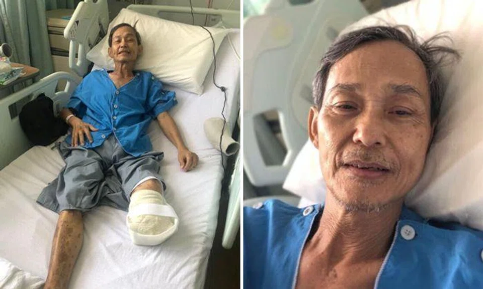 Duan Weiming discharged from hospital after leg amputation: 'Even if I die, I will die in my own home'