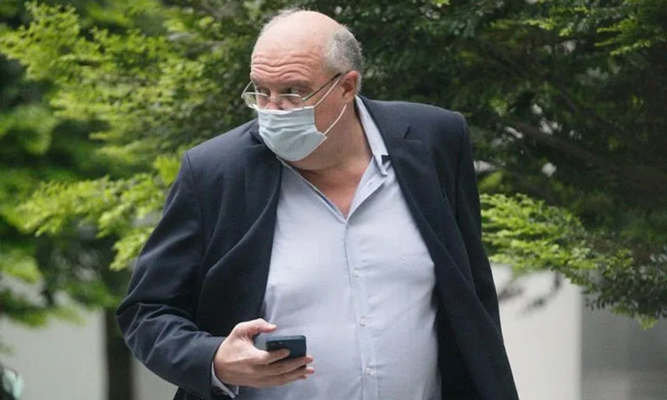 Paul John Murphy was also fined $1,000 for performing a negligent act that could endanger the personal safety of others. PHOTO: SHIN MIN DAILY NEWS