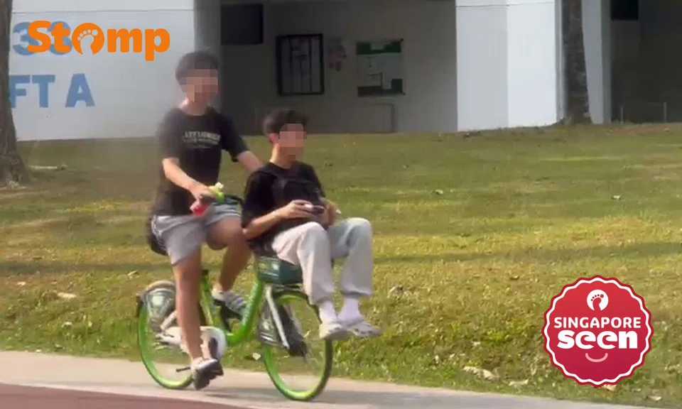 Anywheel bicycle, Yishun safety, bicycle basket