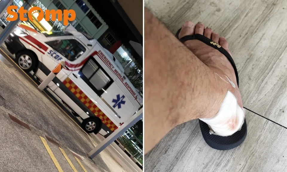 Stomper taken to hospital after allegedly being hit by PMD in Yishun