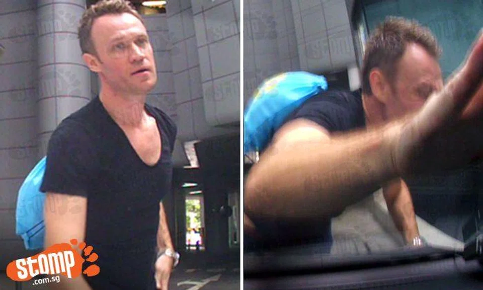 Police investigating incident of man banging on GrabCar and breaking its windscreen wiper at Beach Road