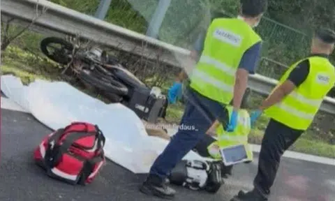 Female motorcyclist, 33, dies on PIE after collision with lorry