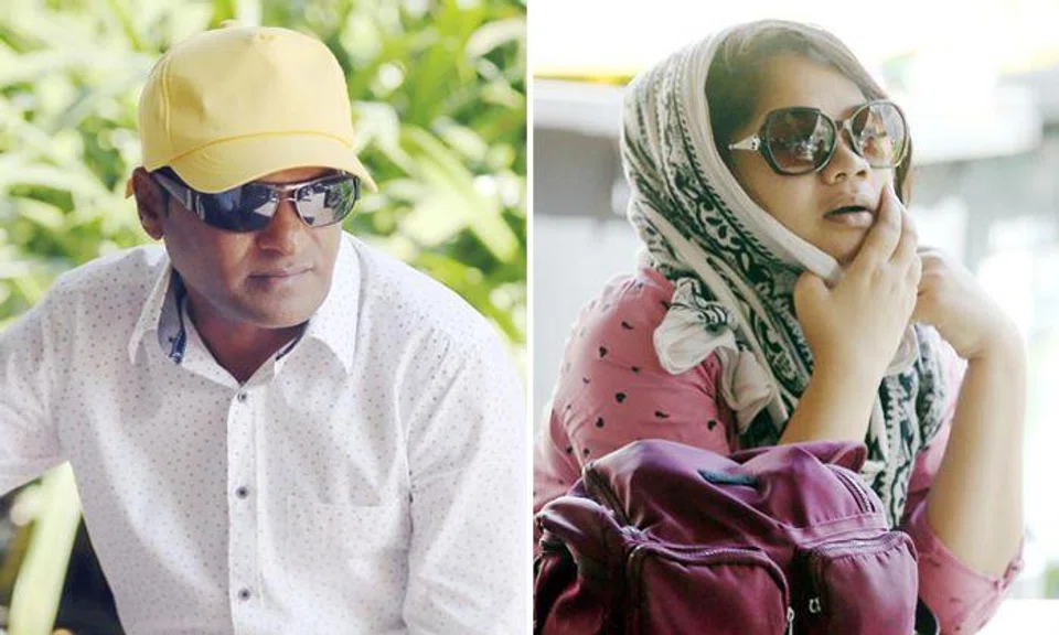 Malkar Savlaram Anant (left) and Priyanka Bhattacharya Rajesh exploited their three female nightclub workers, even coaxing one of them into prostituting herself. Photos: The Straits Times