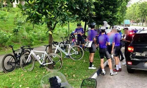 On May 25, more than 25 cyclists were caught riding in groups larger than permitted along Clementi Road and West Coast Highway.