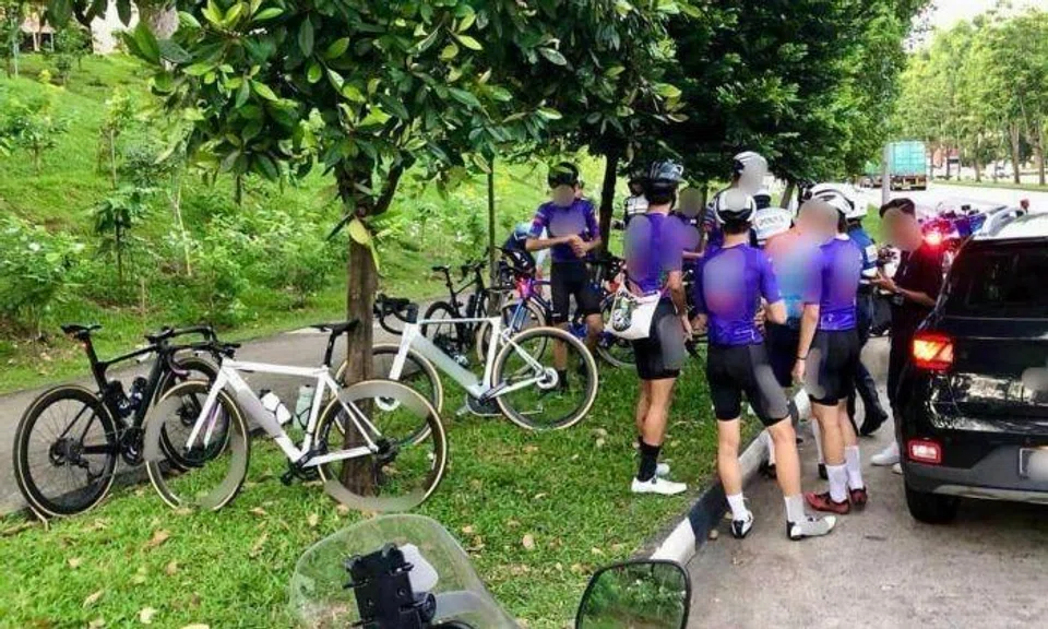 On May 25, more than 25 cyclists were caught riding in groups larger than permitted along Clementi Road and West Coast Highway.