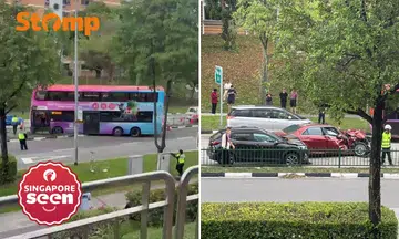 Bus accident in Pasir Ris