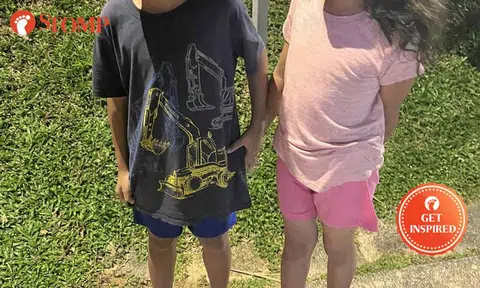 grabfood rider helps twins wandering at admiralty drive get home