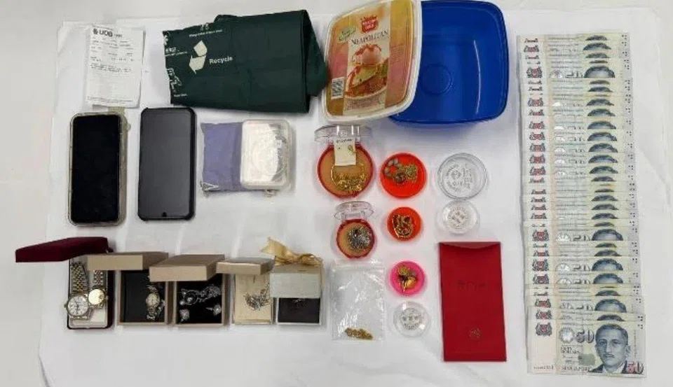 Investigations showed that the suspects had allegedly facilitated scams by collecting items such as cash, bank cards and jewellery from the victims.