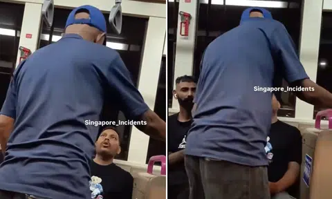 Uncle berates young man on bus: 'You want to fight? I'm S'porean, you know'