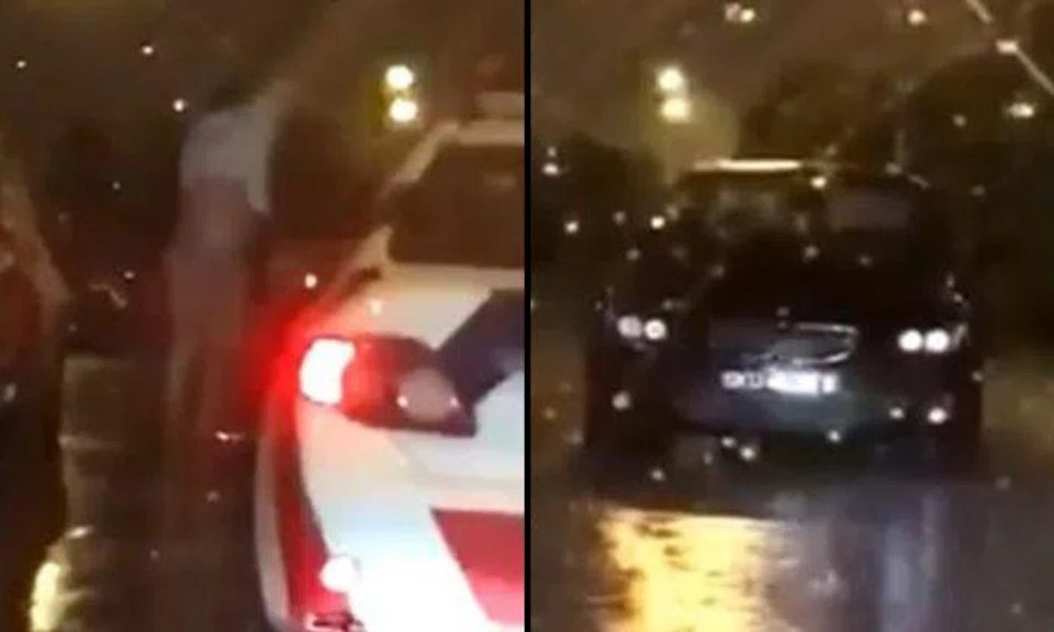 Police called in after couple stop BMW in middle of Topaz Rd, car seen shaking for 45 mins