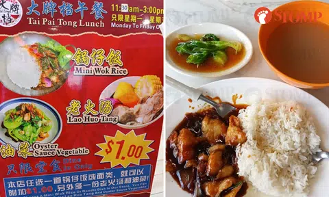 Diner feels deceived by meal of 'pathetic brown water and horrible lettuce leaves' at Bishan stall