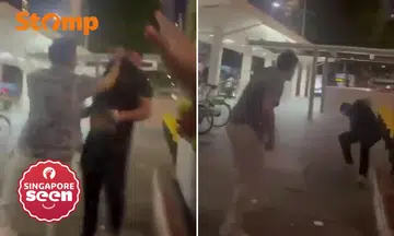 Men fight outside Avenue Lounge at MBS