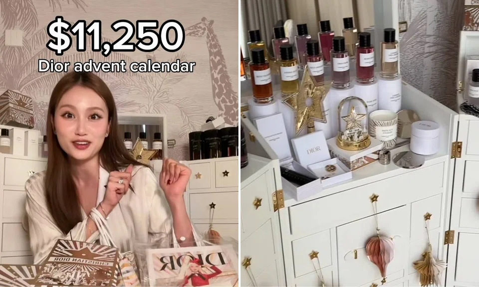 The Dior Advent Calendar unboxing revealed mostly perfumes, fragrant Dior products and delicate paper ornaments.