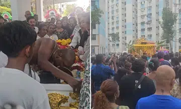 man with cerebral palsy died funeral procession