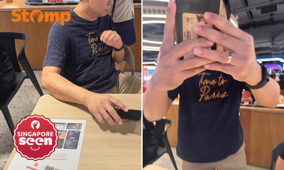 Dispute over foodcourt seat