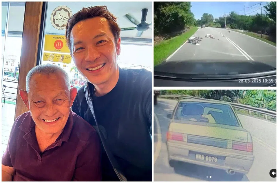 Malaysian actor Shaun Chen said his father was healthy before his death and was an optimistic man.