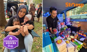 low income family rezeki bergerak groceries distributions