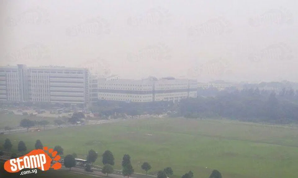 The haze is back in Singapore as PSI levels reach unhealthy range