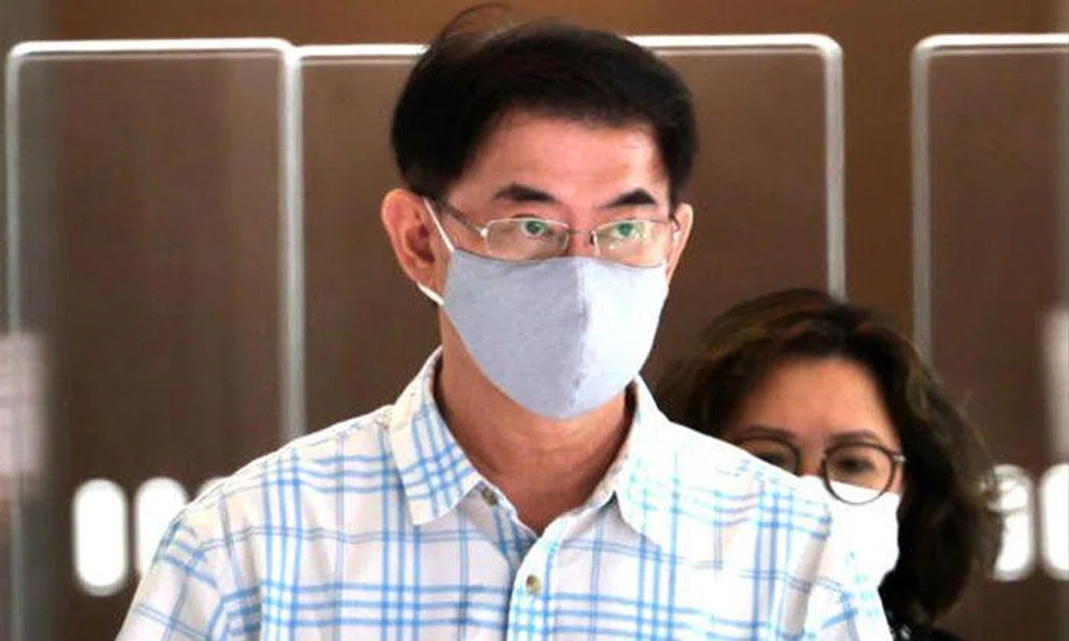 Tan Boon Lee pleaded guilty to making racist remarks against an interracial couple in an incident in 2021. PHOTO: SHIN MIN DAILY NEWS