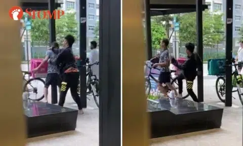 Teen punches and kicks Foodpanda 'uncle' in back, both arrested for affray