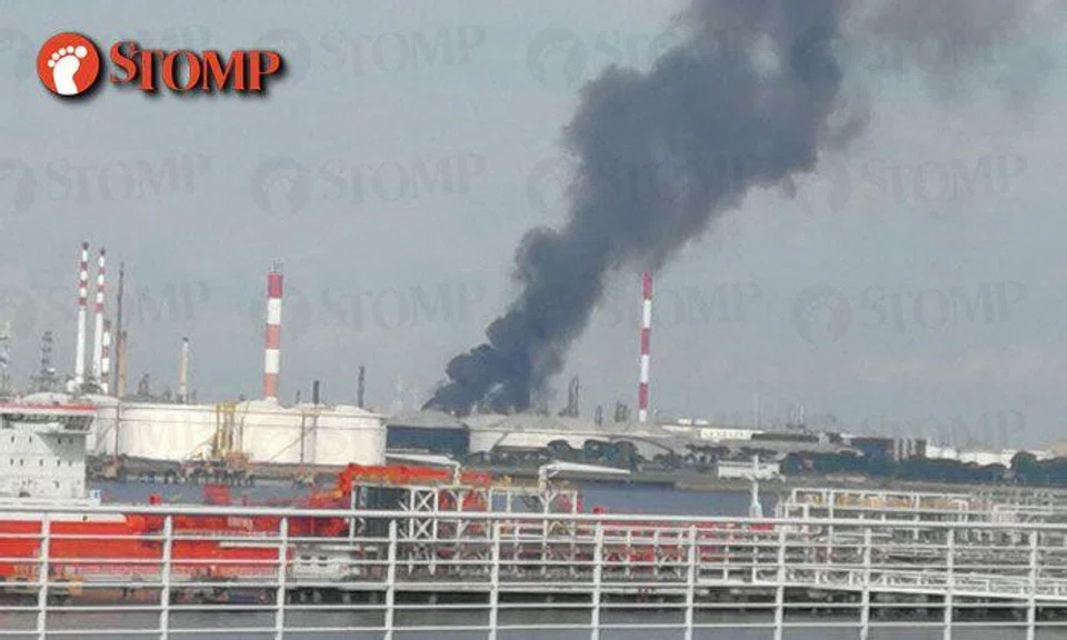 Videos and photos: Fire breaks out at Jurong Island oil refinery