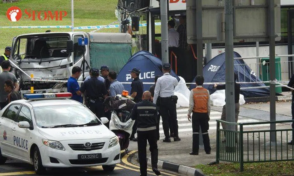3 pedestrians killed after getting hit by lorry near Yio Chu Kang MRT Station, driver arrested