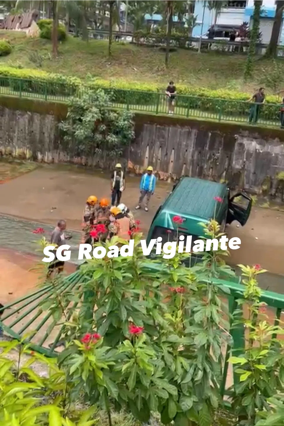 The police and SCDF said they were alerted to an accident near the junction of Bukit Panjang Road and Bukit Panjang Ring Road at about 1.10pm on Aug 19.